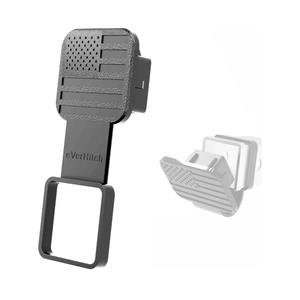 USA Black Flag Hitch Cover Plug (Fit 2" receivers) 2 Pack