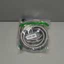 KEOKLE Washing Machine Hoses, 5ft 2pack 3/ 4" Stainless Steel Braided Washer Hoses Water Supply Lines Universal Fit to Hot and Cold Connection