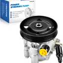 Power Steering Pump with Pulley Fits for Toyota Camry 2002-2006, Lexus ES300 2002 2003, ES330 2004-2006 3.0L 3.3L Replaces 44310-06080, 44310-06110, 44310-0E010, 21-5287 Power Assist Pump