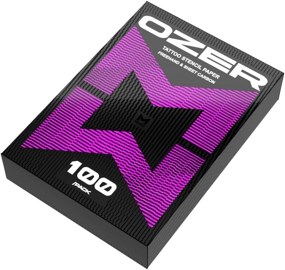 OZER Tattoo Transfer Paper A4 Size Thermal Copier Template Paper x 100 Sheets