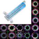Bike Wheel Light Bicycle Motorcycle Bike Tyre Tire Wheel Lights 32 LED Flash Spoke Light Lamp 32 Different Patterns Change Outdoor Cycling Lights for Bike Wheel