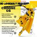 T13 Already Assembled Action Figure Accessories,T13 Multi-Jointed Movable 3D Printed Toys (Yellow-)