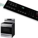 DG96-00850H Range Membrane Switch Touchpad Control Panel Replacement for Samsung Electric Ranges Ovens NE63A6511SS/AC AA AA-00, NE63A6511SG/AA-00, for Samsung Electric Range Touch Control Panel