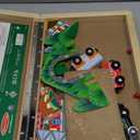 Melissa & Doug Take-Along Railroad Tabletop Playset with Wooden Train Toys, Animals & Scenery Play Pieces, Preschool Learning Toys for Girls & Boys 3+ - FSC Certified