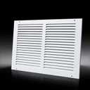 Steel Return Air Grill,Return Air Vent Cover (Duct Opening) Cold Air Return Vent Cover for Wall or Ceiling (16"W x 10"H Duct Opening)