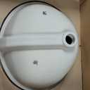 KOHLER 2210-96 Caxton Under-Mount Bathroom Sink, Include Overflow Drain, Fits 14" x17" Cutouts, Undermount Installation, Biscuit