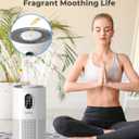 Air Purifiers for Home Large Room up to 1650 ft², WESTHEY H13 True HEPA Air Purifier for Bedroom with Night Light, Air Quality Monitor, Fragrance Sponge, Air Cleaner for Wildfire Smoke Dander Dust