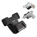 Sgorlds Magnetic Car Gun Mount, Gun Holder Rack with Safety Trigger Guard Protection, Easy Conceal in Vehicle, Truck, Safes, Walls, Heavy Duty Car