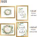 Upsimples 8.5 By 11 Picture Frame, Display Pictures 6x8 with Mat or 8.5 x 11 Without, Wall Hanging Photo Frames, Bronze, 1 Pack