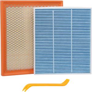Engine Air Filter&Cabin Air Filter Combo Pack-Compatible with Toyota Camry 2018-2024,RAV4 2019-2025,Highlander 2020-2025/Lexus RX350 2023-2025-CF12157&CA12377