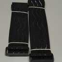 Trilancer Elastic Cinch Straps with Anti-Slip Strips, 5 Size Combo(10-Pack) Heavy Duty Hook and Loop Storage Straps for Extension Cords,Cables, Ropes, Hoses, Bike, RV, Pant Garters,Garage Organization (5 size combo(9''+12"+14''+18"+24"))