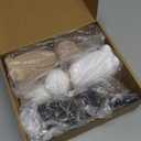 3 Pcs Easter Bunny Decorations Flocked Bunnies Figurine with Bow Tie Flocking Rabbit Tabletop Ornament for Easter Spring Signs Centerpieces for Farmhouse Home Decor (Black Brown White,8.66)