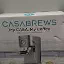 CASABREWS CM5418 Espresso Machine 20 Bar, Compact Espresso Maker with Steam Milk Frother, Stainless Steel Coffee Machine with 34oz Removable Water Tank for Cappuccino, Gift for Women or Men, Silver