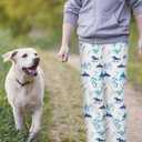 Mens Pajama Pants Soft Lightweight Lounge Sleep Pants, PJ Bottoms with Two Pockets (XXL)