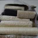 Heybly Cat Tree with Cat Self Groomer Brush, Cat Tower Condo for Indoor Cats with Padded Plush Perch, Cat House with Basket Scratching Board Post, Beige HCT005SM (42.5 inch)