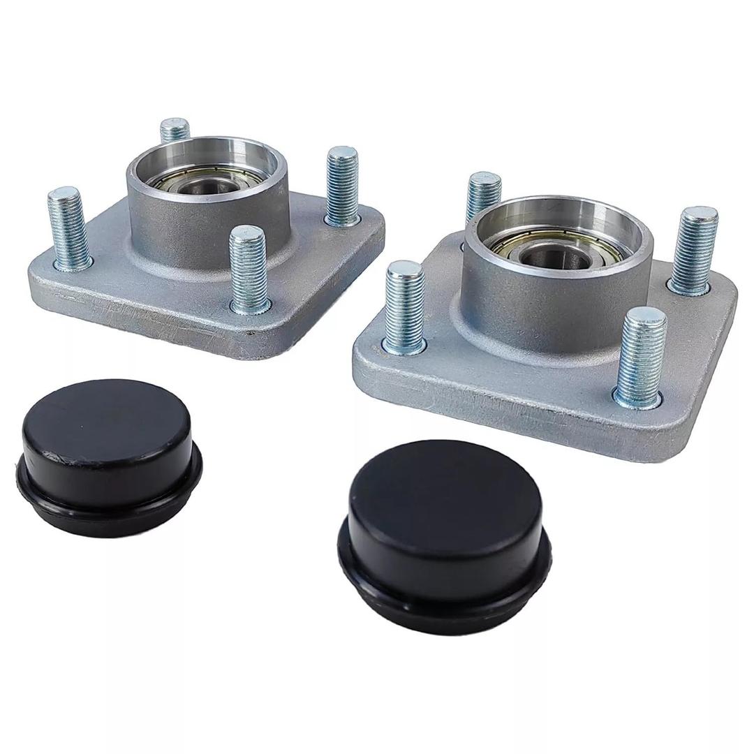 Front Wheel Hubs Bearing Kits JG5-WF511-10-00 Replacement for Yamaha G2 G8 G9 G14 G16 G19 G22 G29 Drive Golf Cart JG5-WF511-00 (Pack of 2)