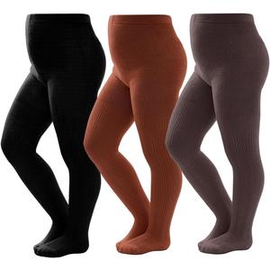 vanberfia Warm Tights for Baby Girl: Winter Cotton Cable Knit Stocking - Thick Toddler Legging for Various Occasions (6-12 Months, Cll17088)