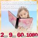 1080 Pockets Card Binder 9 Pocket, Trading Card Binder with 60 Page Removable Sleeves, Zipper Card Book Album Holder[PROTECTIVE][PLEASANT TOUCH SURFACE]
