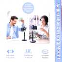 Desktop Phone Mount, 13 Inch Adjustable Stand with 360 Rotation, Phone Holder for Video Chatting and Work from Home