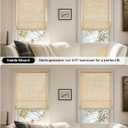 LazBlinds Manual Roll-up Bamboo Blinds, 27" W x 72" H, Star-Beige | Easy Install Roller Shades for Windows, Hook-On Light Filtering Bamboo Shades for Interior Indoor Windows