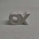 Ceramic Tabletop Décor XO White