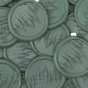Green Tree Wax Seal Stickers - 50 Pcs Vintage Wax Seal Stickers for Wedding Invitation Party, Self-Adhesive Embossed Sealing Sticker for Envelope Birthday Christmas Gift Wrapping