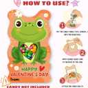 2 x MAPDTWO 36 Packs Animal Valentines Day Cards - Valentines Day Cards for Kids School Party Favors - Animal Sloth Frog Chicken Elephant 6 Designs Exchange 3.5''x5.8'' Mason Jar Card (Candy Not Included)