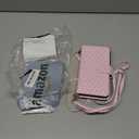 Compatible with Samsung Galaxy S24 Plus 5G Wallet Case Zipper Detachable Cell Screen Protector Crossbody Lanyard Strap Bling Glitter Flip Phone Cover for S24Plus 24S + S 24 24+ Women Girls Rose Gold