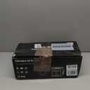 Greadio Stereo System for Home with Boombox CD and Cassette Player Combo, 40W Home Stereo System with Bluetooth, FM Radio/USB/TF/AUX/Remote Control, Detachable Wooden Bookshelf Speakers (Black)