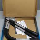 Ally Peaks Pull Up Bar for Doorway | Thickened Steel Max Limit 440 lbs Upper Body Fitness Workout Bar| Multi-Grip Strength for Doorway | Indoor Chin-Up Bar Fitness Trainer for Home Gym Portable (silver2)