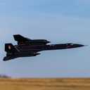 E-flite RC Airplane SR-71 Blackbird 40mm Twin EDF BNF Basic Transmitter Battery and Charger Not Included EFL02050