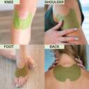 EezePatch Herbal Knee Relief Patches (10 Count)  Natural Joint Support for Knee Discomfort, Mobility & Flexibility  Herbal Extracts for Soothing Relief  Easy-to-Apply Patches