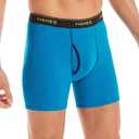 Hanes mens Underwear Boxer Briefs Pack, Cool & Breathable Cotton Moisture-wicking Underwear for Men, No Ride Up (M)