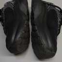 JACKSHIBO Wide Toe Box Shoes Women Arch Support Wide Sneakers for Running Walking Athletic Tennis Orthopedic Plantar Fasciitis Workout with Thick Cushion Zero Drop Sole Width Shoes (Black)