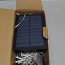 304 LED Solar Christmas Icicle Lights Outdoor Decorations, 8 Modes Waterproof Icicle Fairy Lights for Outside Holiday, Patio, Balcony, Christmas, Window, House Eaves Decorations, Warm White