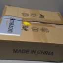 Stepeak Floor Lamp with Shelves, Modern Floor Lamps for Living Room, 3-Lights Standing Lamp with Linen Shade and Foot Switch, Industrial Standing Lamps for Bedroom, Black Tall Table Lamp for Office