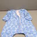 Toddler Sleep Sacks,Winter Long Sleeve Sleeping Sack 2.5Tog, Toddler Sleep Sack with Feet, Baby Sleep Bag Winter, Wearable Blanket with Legs for Early Walkers(Blue Ocean,2T-3T)