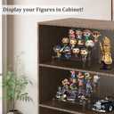 AZEAM Acrylic Riser,Clear Display Risers Stand Perfume Organizer Cologne Acrylic Shelves 3 Tiered Cupcake Shelf for Amiibo Funko POP Figures Food Desserts Holder Collection Cosmetic Vendor Product