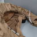 Miter Saw Dust Collection Hood with Light, Dust Solution for Miter Saws, Dust Collector, Accessory Holes, Universal Fit, Storage Bag - Khaki