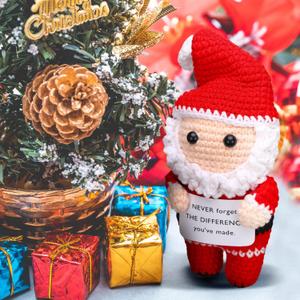 Simgoing Christmas Coworker Gifts Employee Appreciation Gift Christmas Crochet Doll Gift for Coworkers Teacher Boss Nurse Friends(Santa Claus)