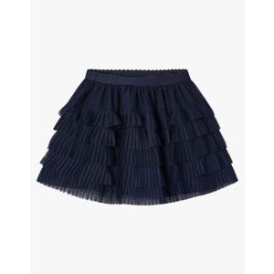 Pleated Tulle Skirt for Girls Navy Size Unknown(M-L)