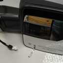 Rearview Mirror Assembly Compatible For Dodge RAM 1500 2500 3500 2013 2014 2016 2017 2018 Chrome Dual Plug Door Side Car Accessories(1pc right)