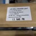 2 Pack Outdoor Wall Washer Lights , 72W 5000K Daylight White Wall Washer Lighting, IP67 Waterproof 4ft 120V Linear Led Wall Light Bar for Outdoor Indoor Building Sign, Hurches, Garden, Courtyards Lighting