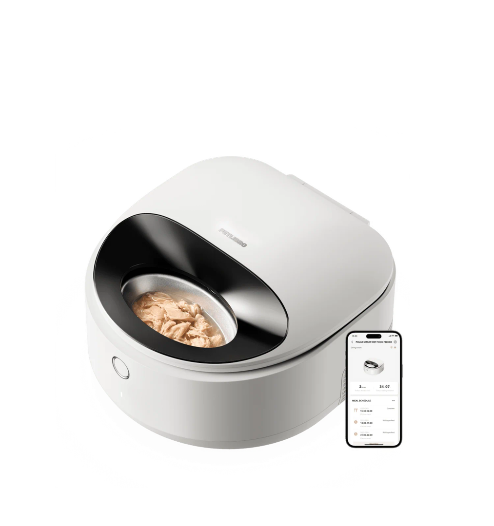 PETLIBRO Automatic Cat Feeder Wet Food with Stainless Steel Bowl 2 Packs, Refrigerated Auto Cat Feeder with Semiconductor Cooling, 3 Fresh Meals, App-Controlled Pet Food Dispenser, Easy to Clean