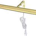 WESTINGHOUSE LIGHTING CORP Polished Brass 75051 14-Inch Picture Light Fixture Finish, 1 Pack