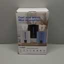 6L Humidifiers for Bedroom Large Room Home,Cool and Warm Humidifier for Baby and Plants Hot Mist Top Fill Desk Humidifier Oil Diffuser,Quiet,Auto Mode,360Nozzle-Midnight Black(2026 Upgraded)