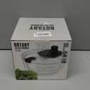 Cambom Salad Spinner Lettuce Spinner, Wash, Spin & Dry Salad Greens, Vegetable Washer Salad Dryer With Rotary Handle for Fruits & Vegetables, High Efficiency Vegetable Spinner Kitchen Gadget 3Qt Black