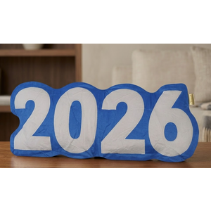 2026 Pillow Plush Blue, 16 inches Long