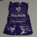 Yiclick Exfoliating Washcloth Towel- Exfoliating Body Scrubber Exfoliator, Back Scrubber for Use in Shower Bath, Exfoliate Rags Wash Cloths, Loofah Lufa Sponge, Body Scrub, Women Men (Black)