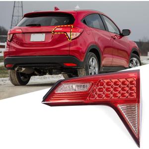 Huray Inner Tail Light for Honda HRV 2016 2017 2018 Taillight Assembly Brake Lamp Replacement 34150-T7S-A01 Passenger Side (Right)